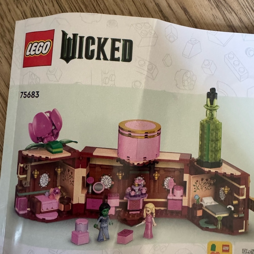 Instruction manual only - NO LEGOS - Wicked Glinda and Elphabas Dormitory 75683 - Picture 2 of 3